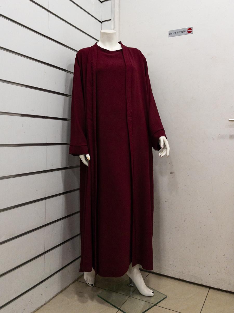 L'ensemble robe gilet simple