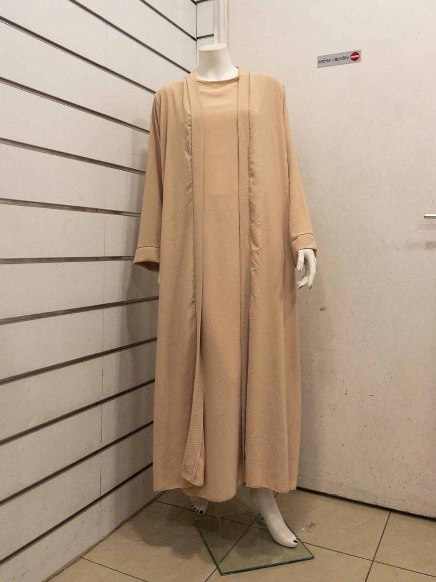 L'ensemble robe gilet simple
