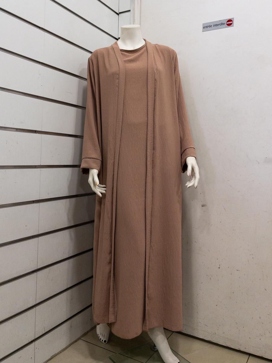 L'ensemble robe gilet simple