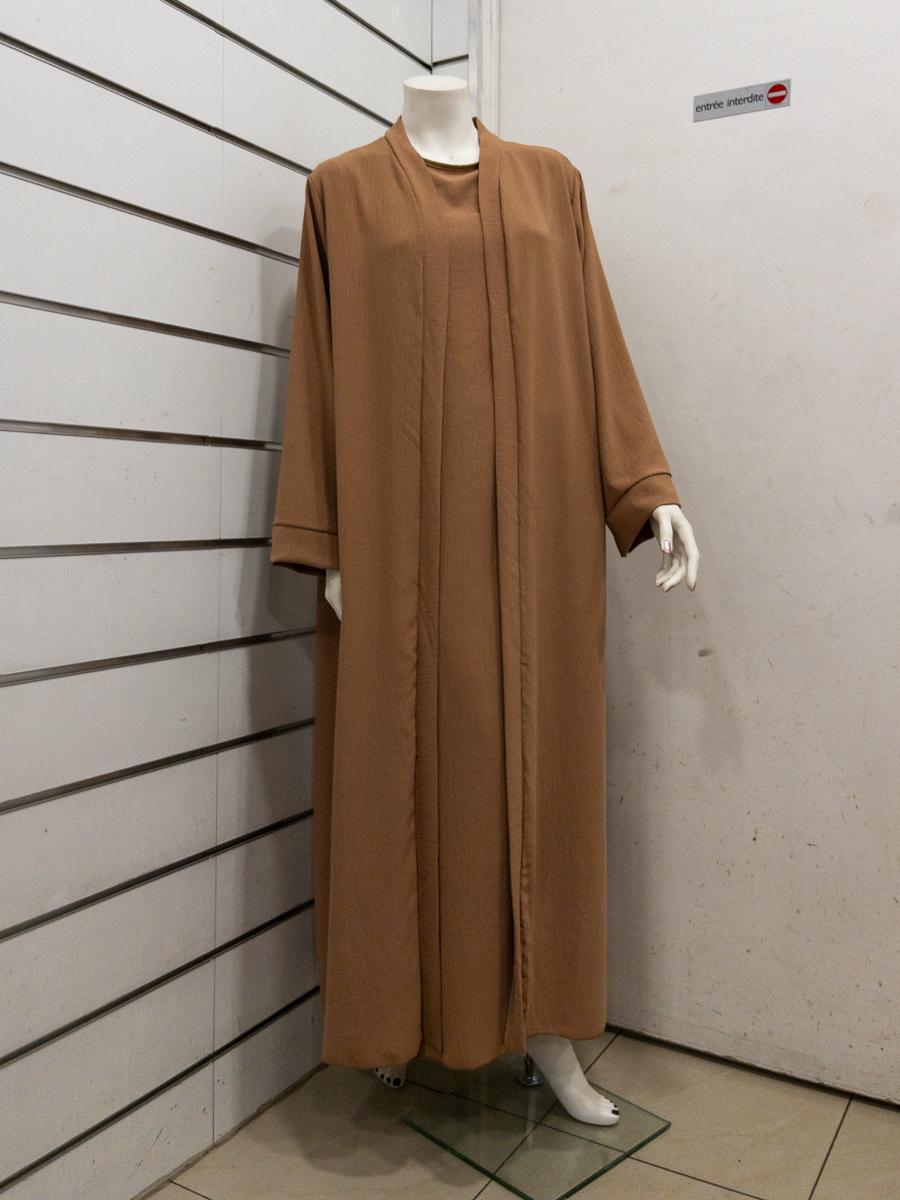 L'ensemble robe gilet simple