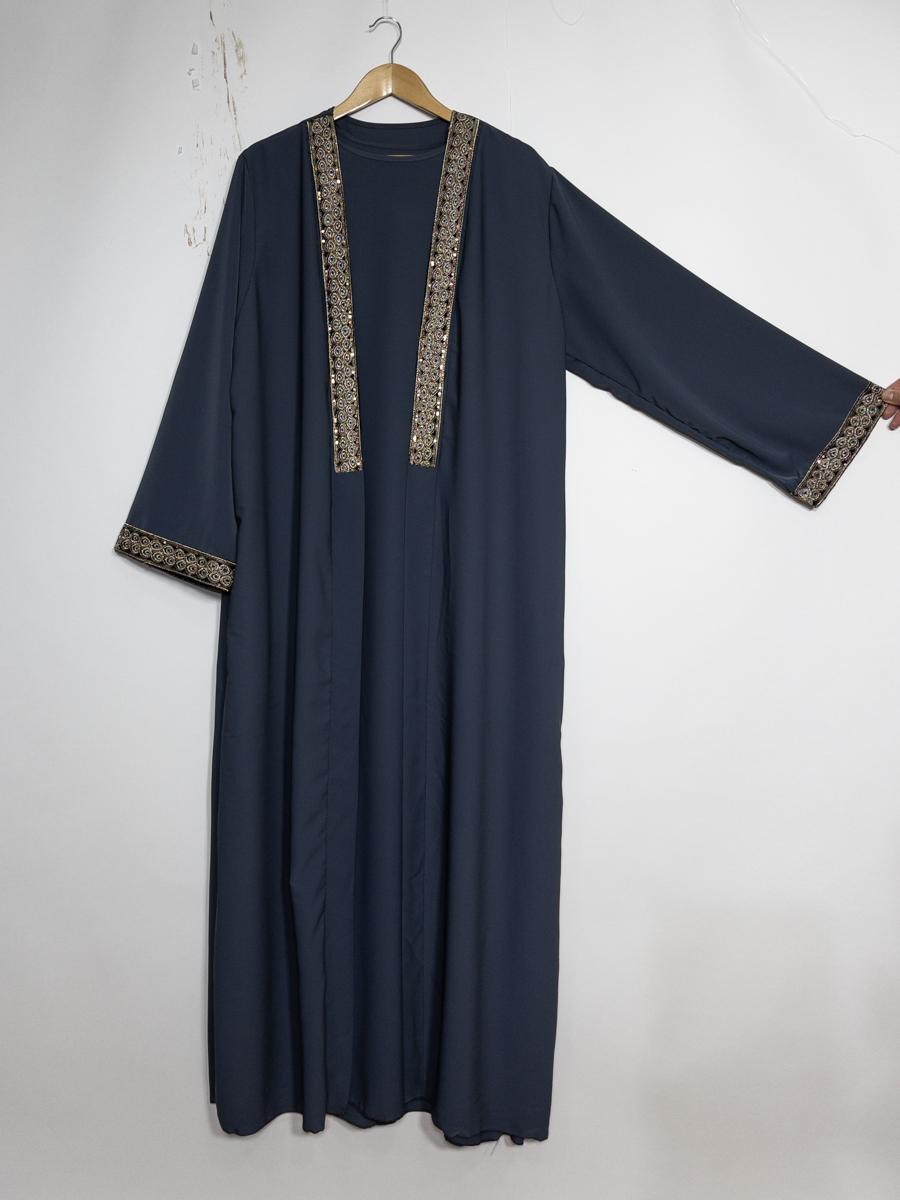 L'ensemble robe gilet brodé