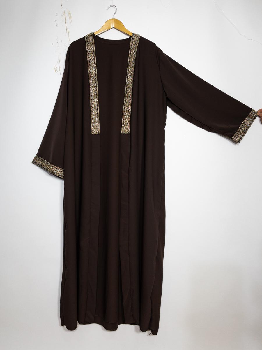 L'ensemble robe gilet brodé