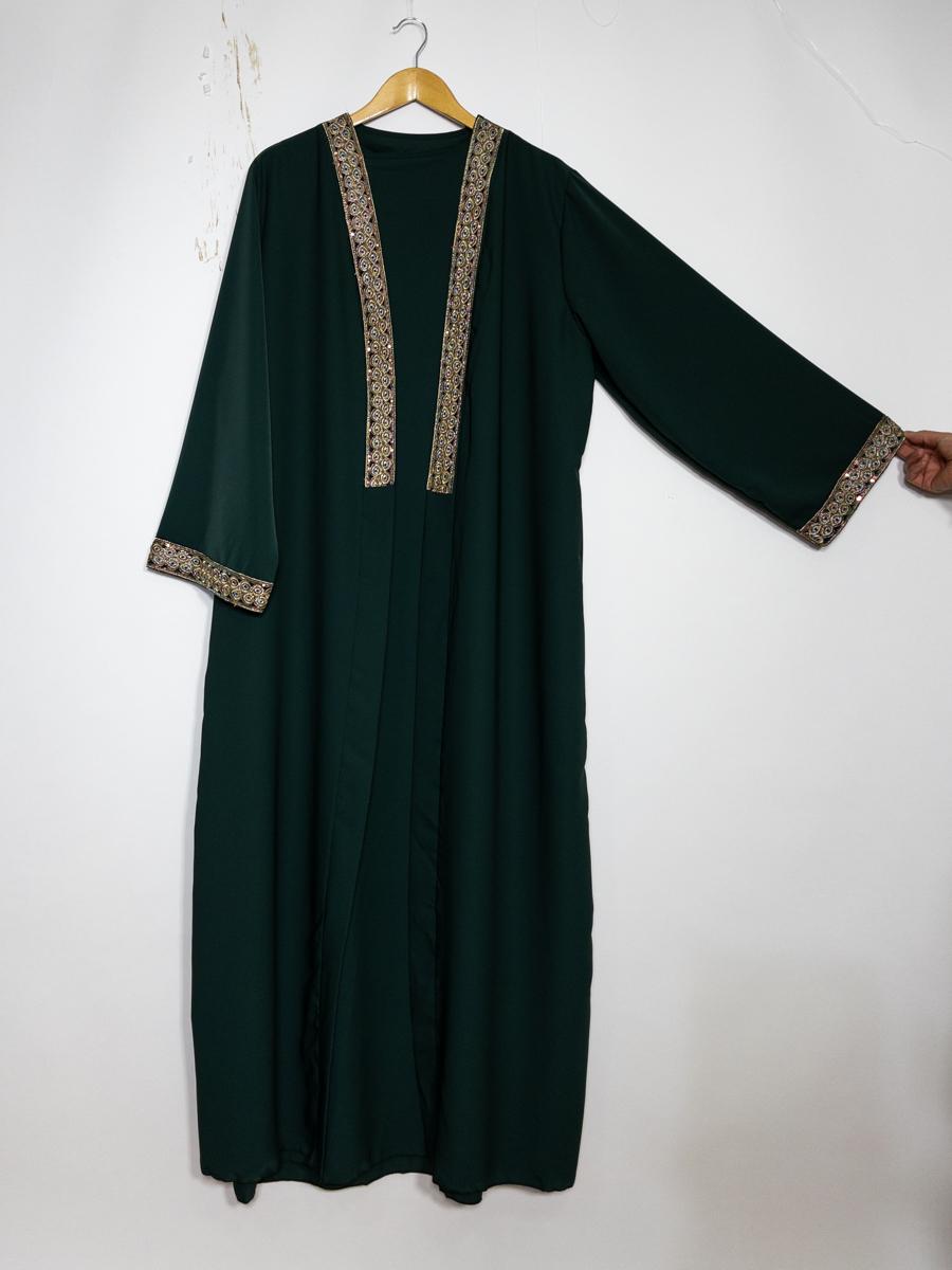 L'ensemble robe gilet brodé