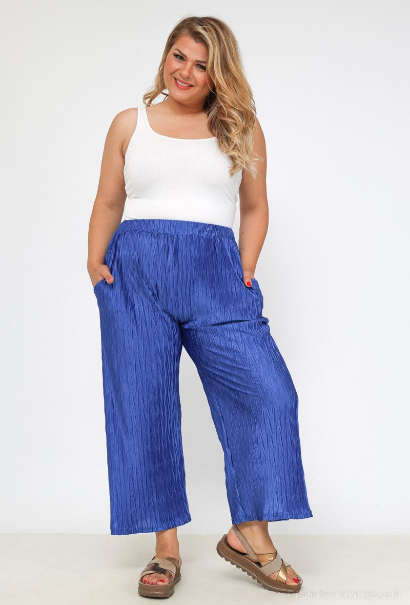 Le pantacourt texturé - Big Fab Fashion