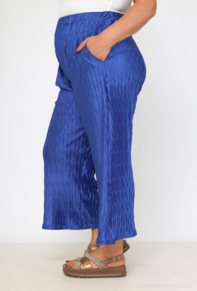Le pantacourt texturé - Big Fab Fashion