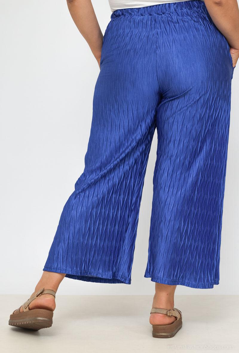 Le pantacourt texturé - Big Fab Fashion