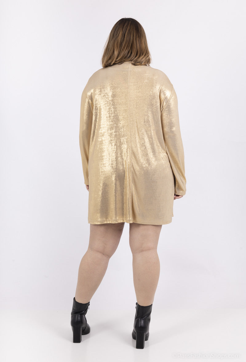 La robe brillante courte