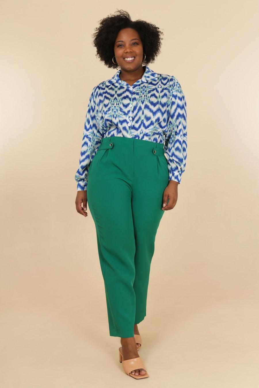 Le pantalon à boutons