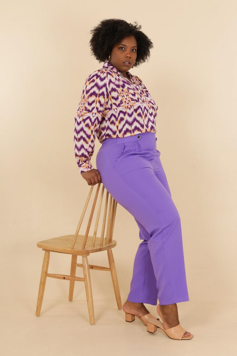 Le pantalon à boutons