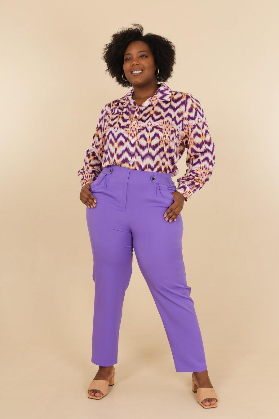 Le pantalon à boutons