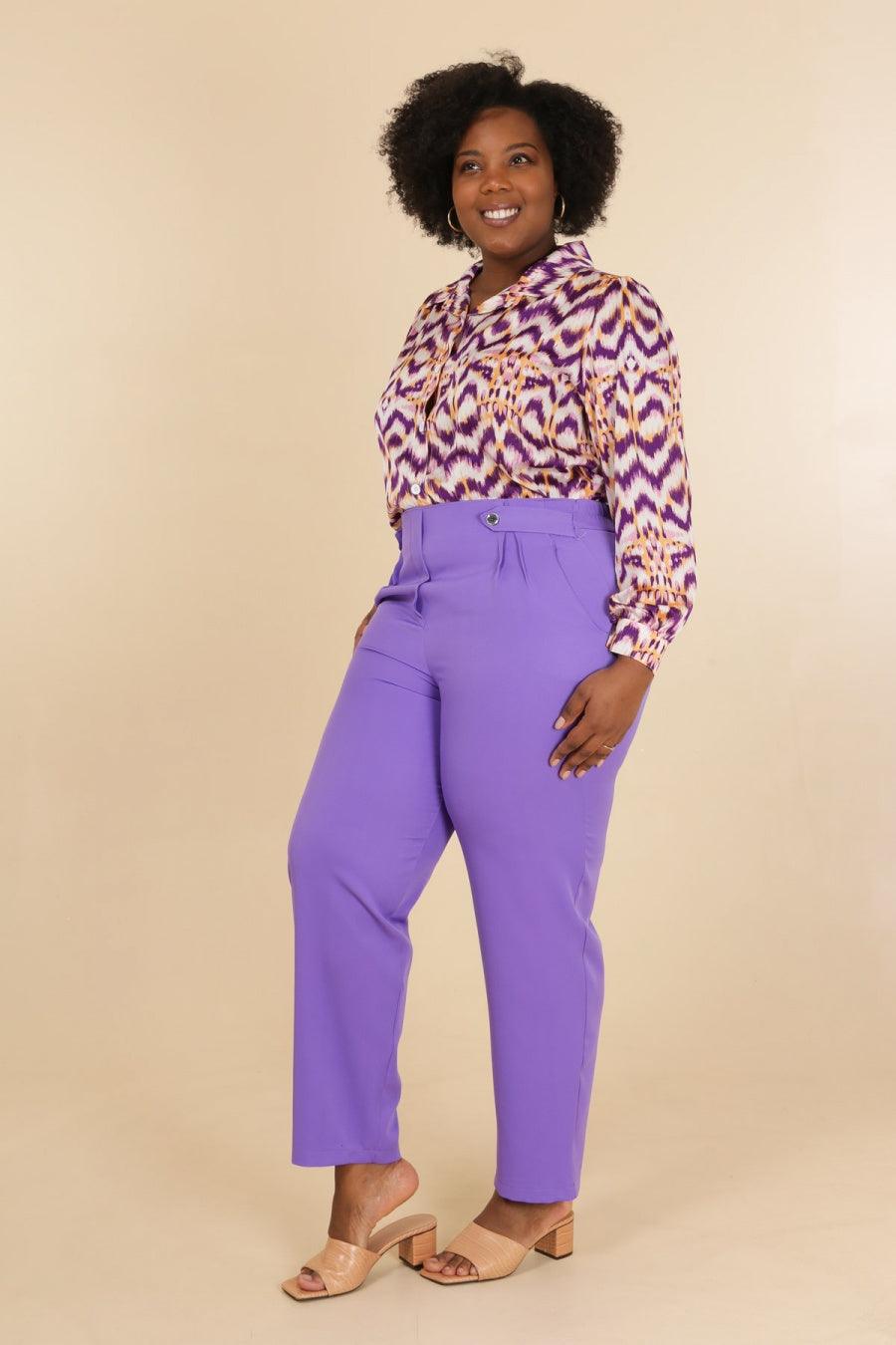 Le pantalon à boutons