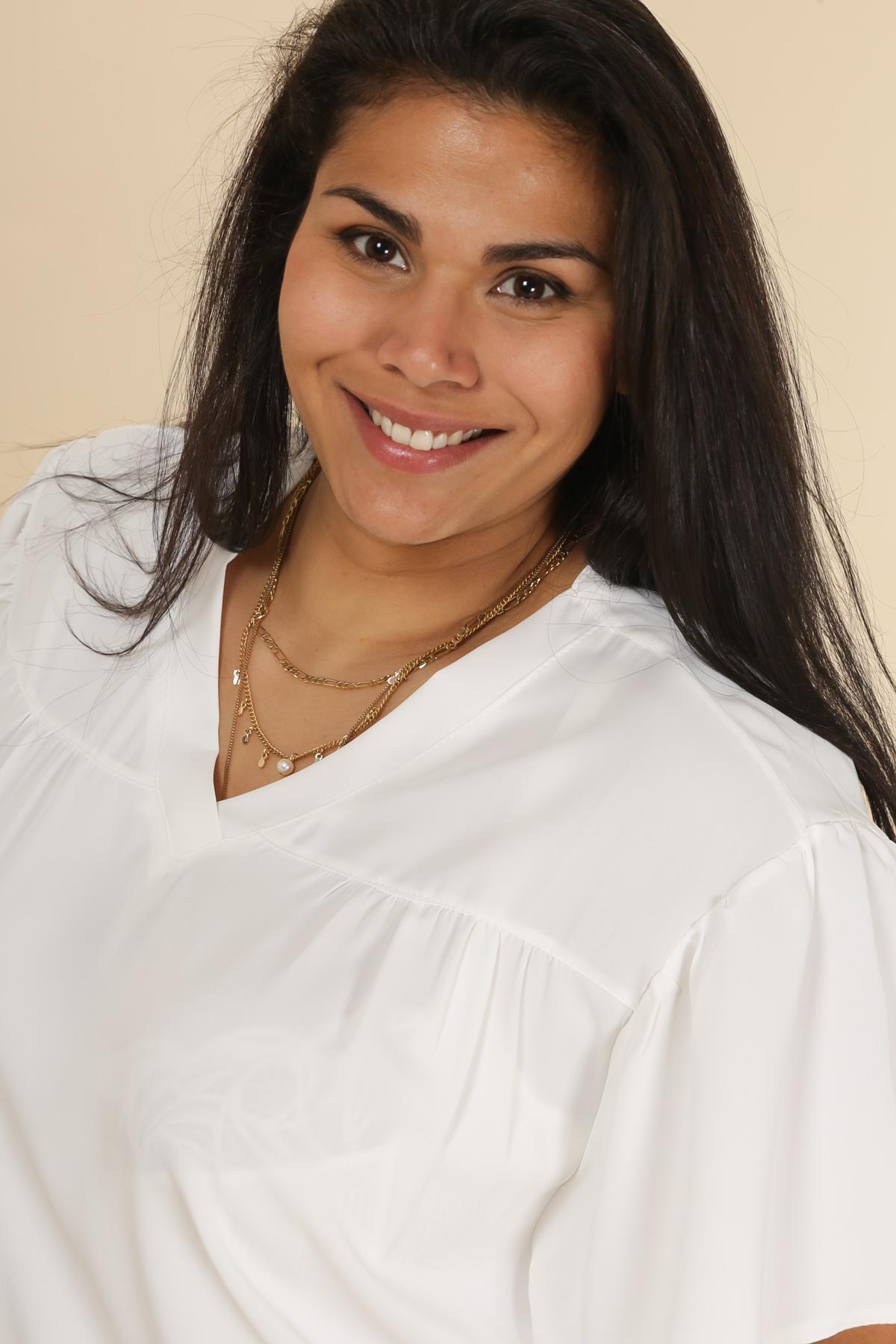La blouse col V