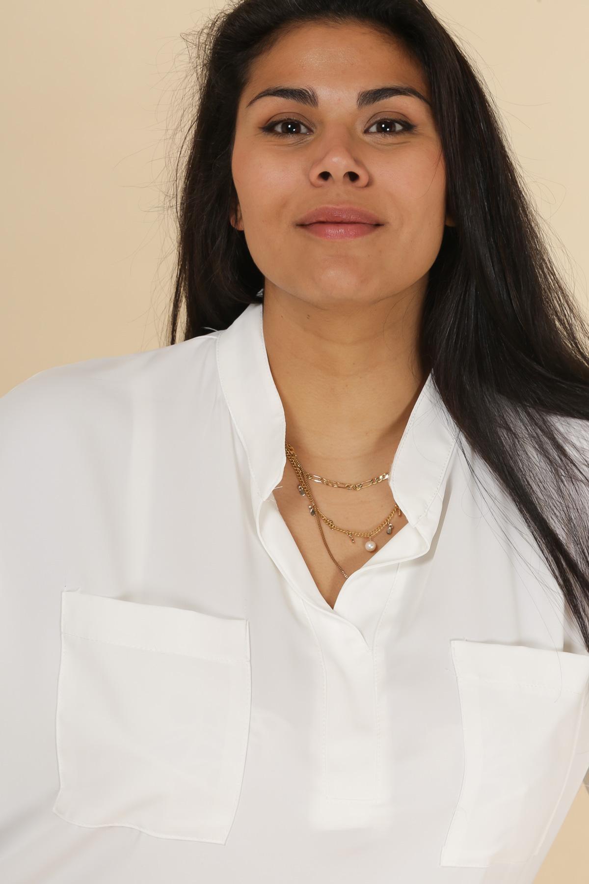 La blouse à poches