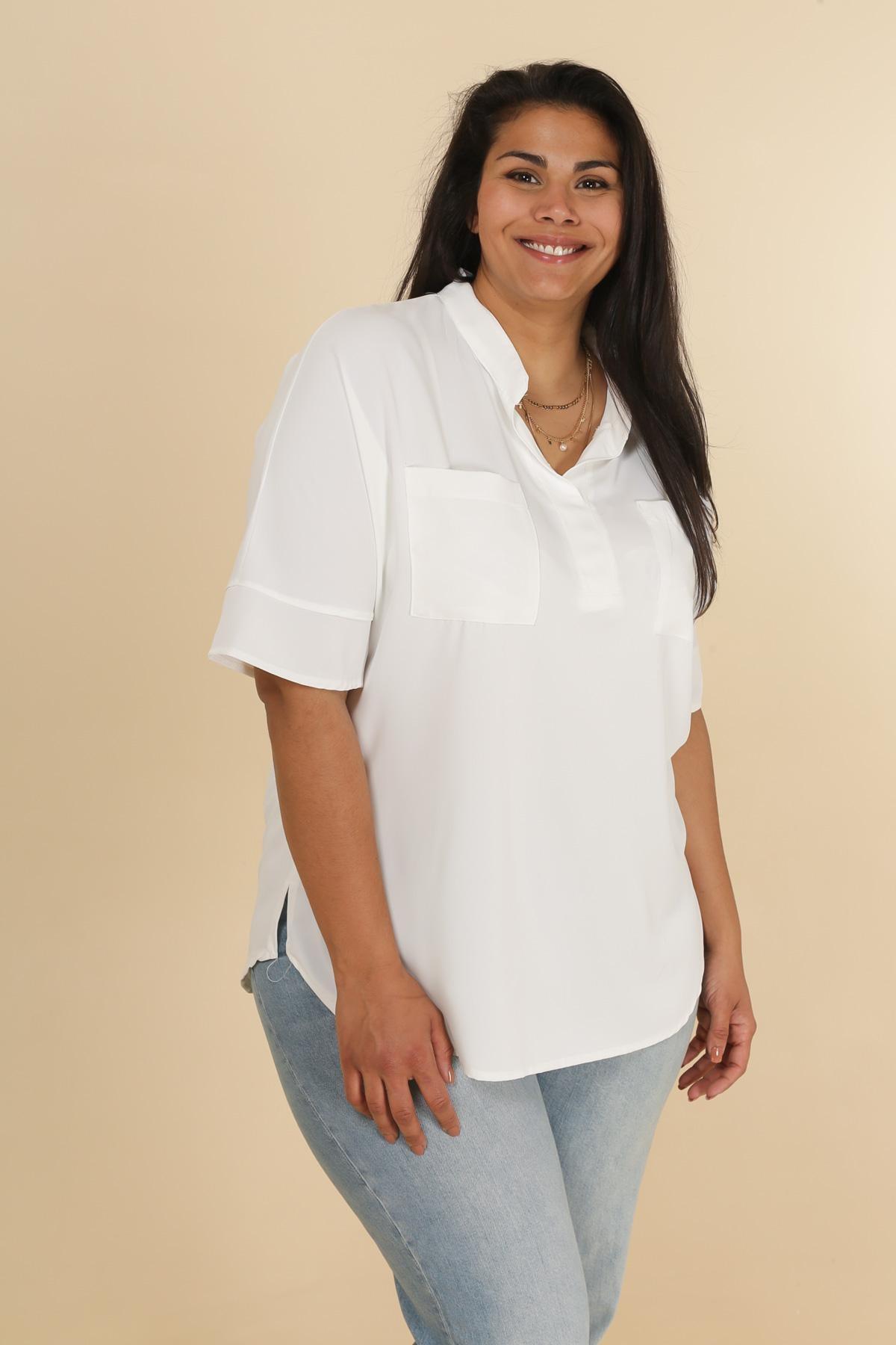 La blouse à poches - Big Fab Fashion