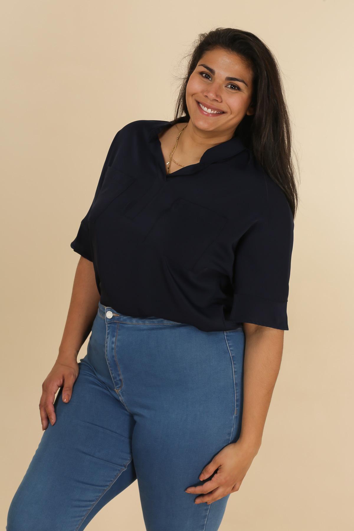 La blouse à poches - Big Fab Fashion