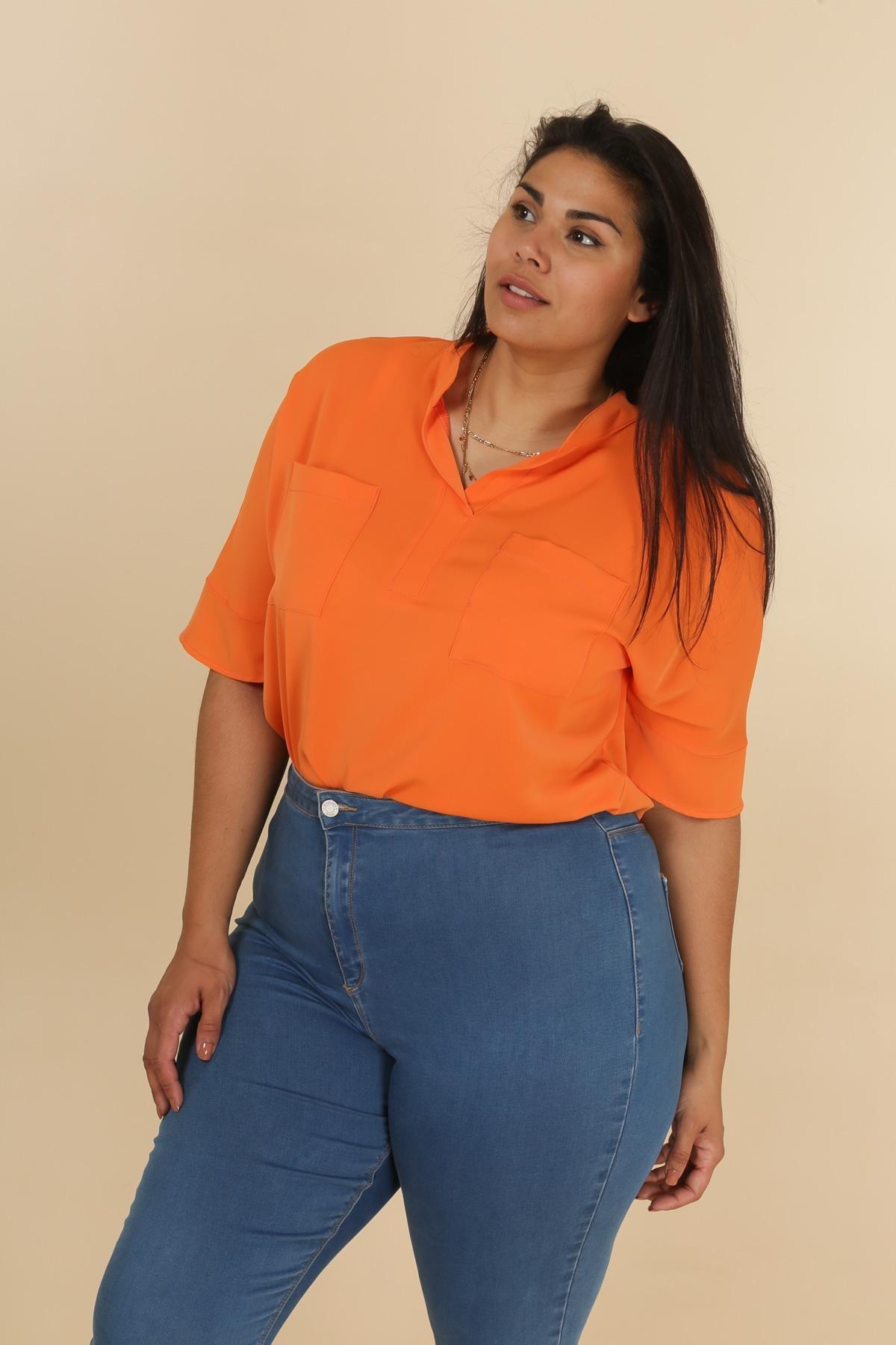 La blouse à poches