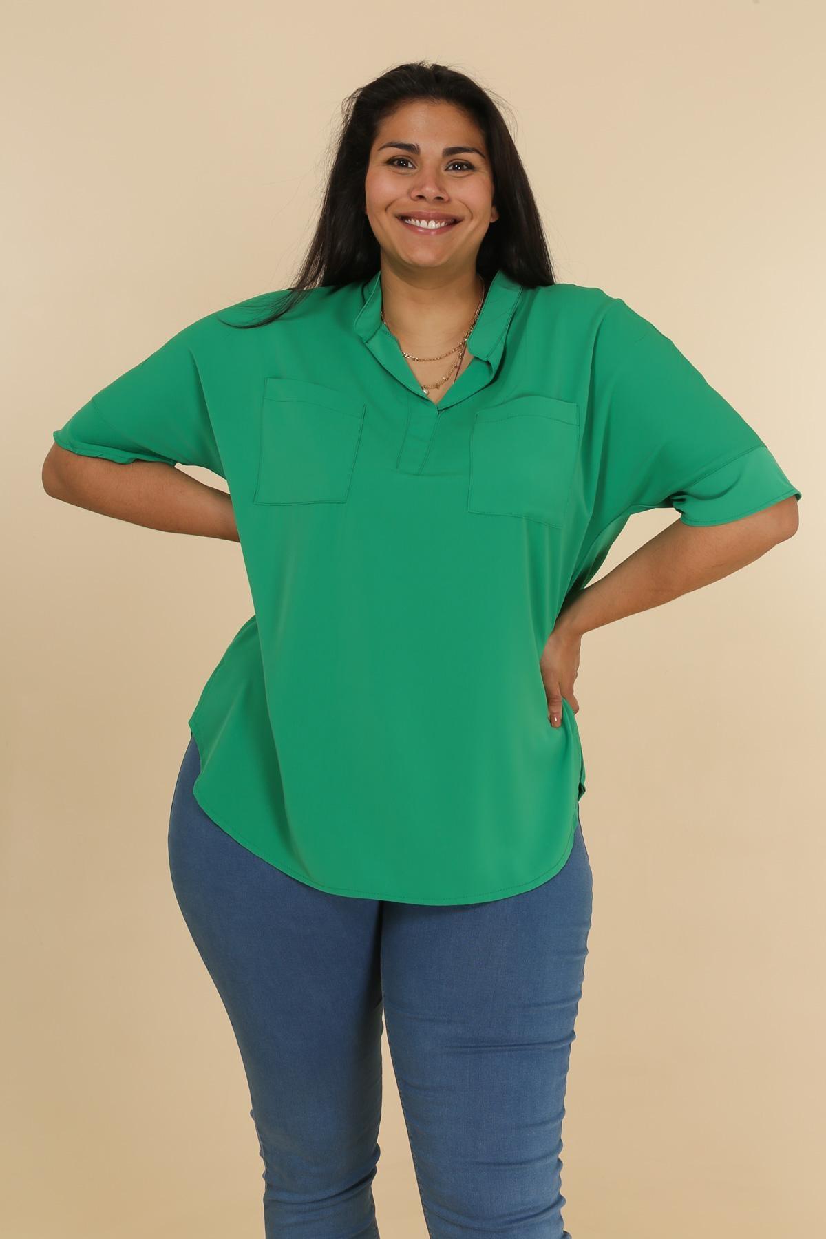 La blouse à poches - Big Fab Fashion