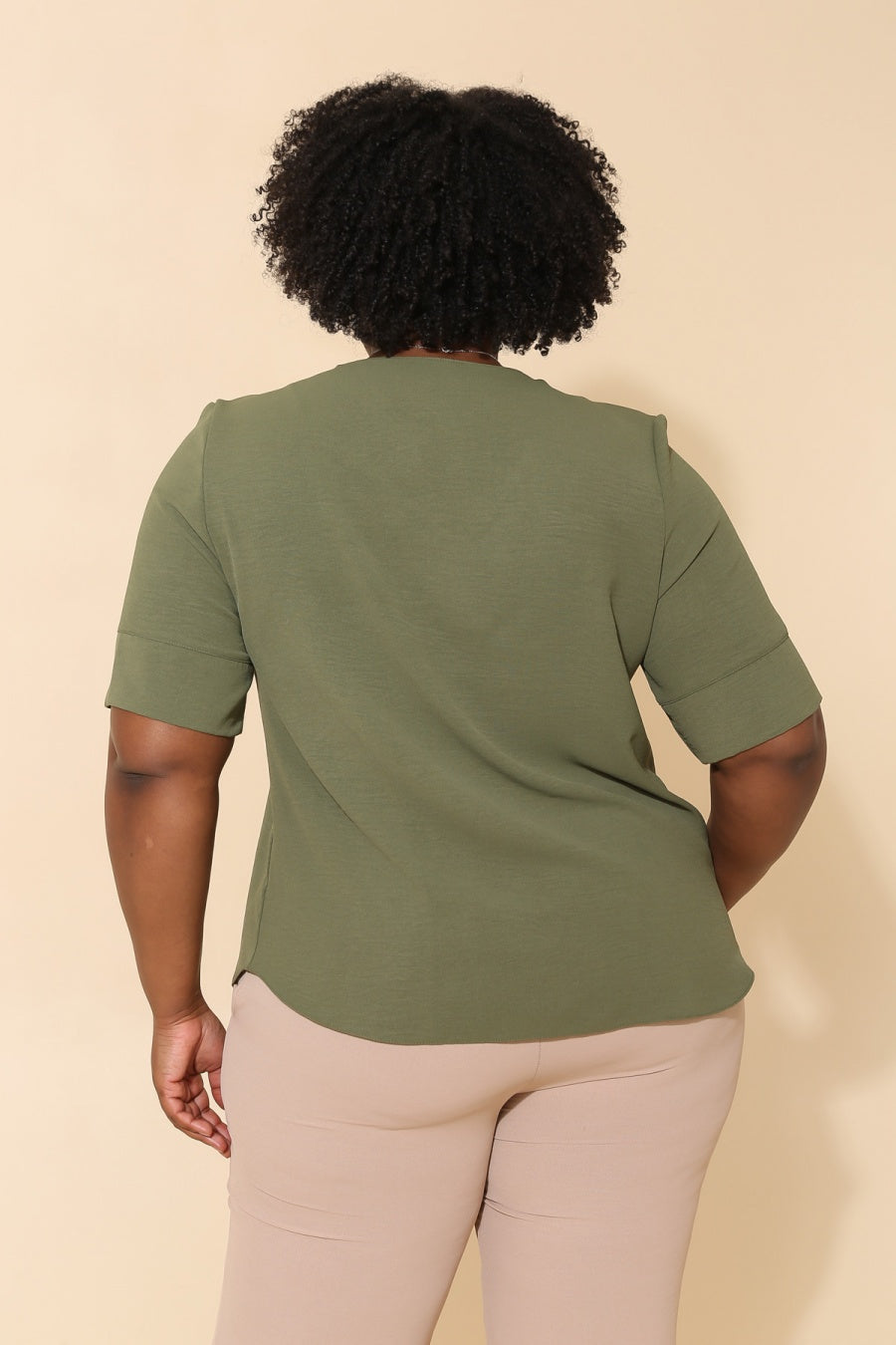 La blouse col V