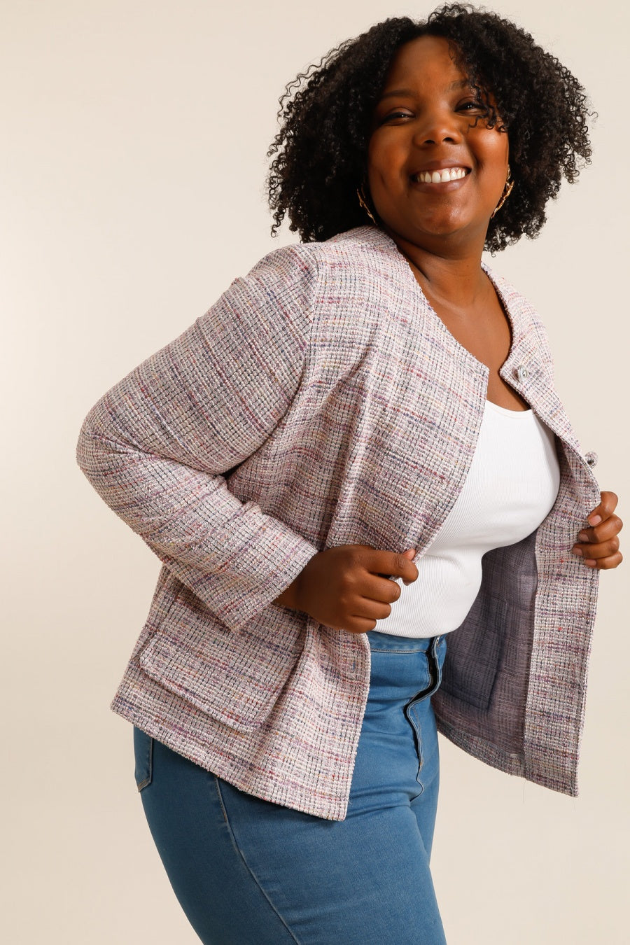 La veste quadrillée