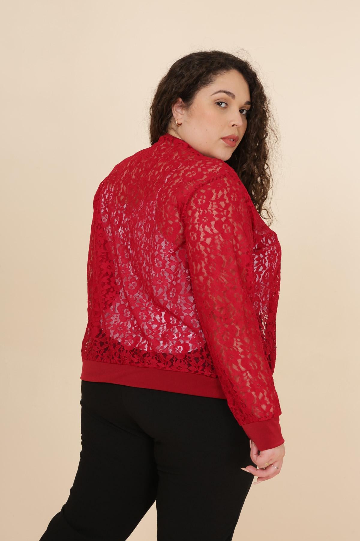 Le bombers en dentelle