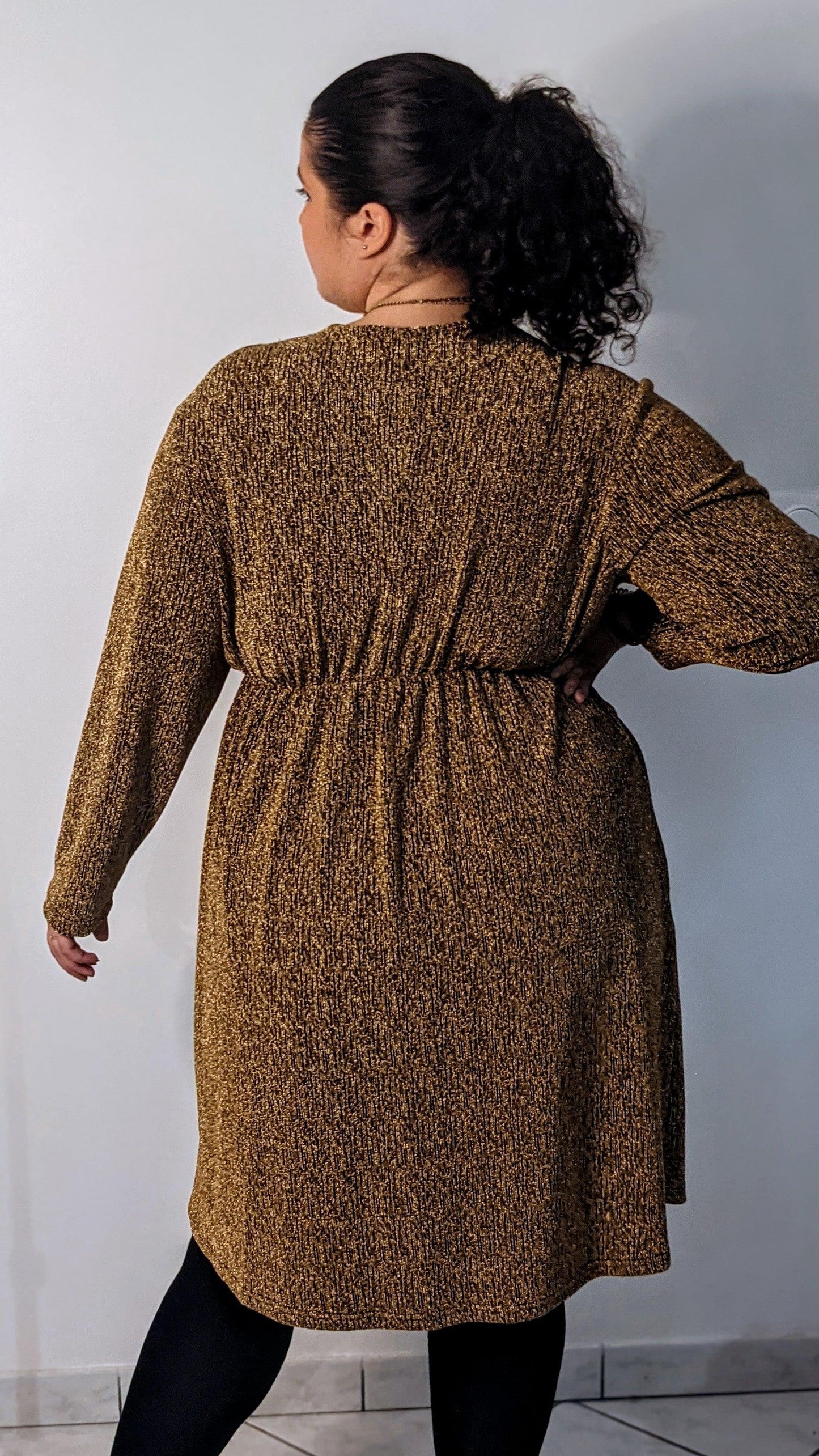 La robe pailletée - Big Fab Fashion