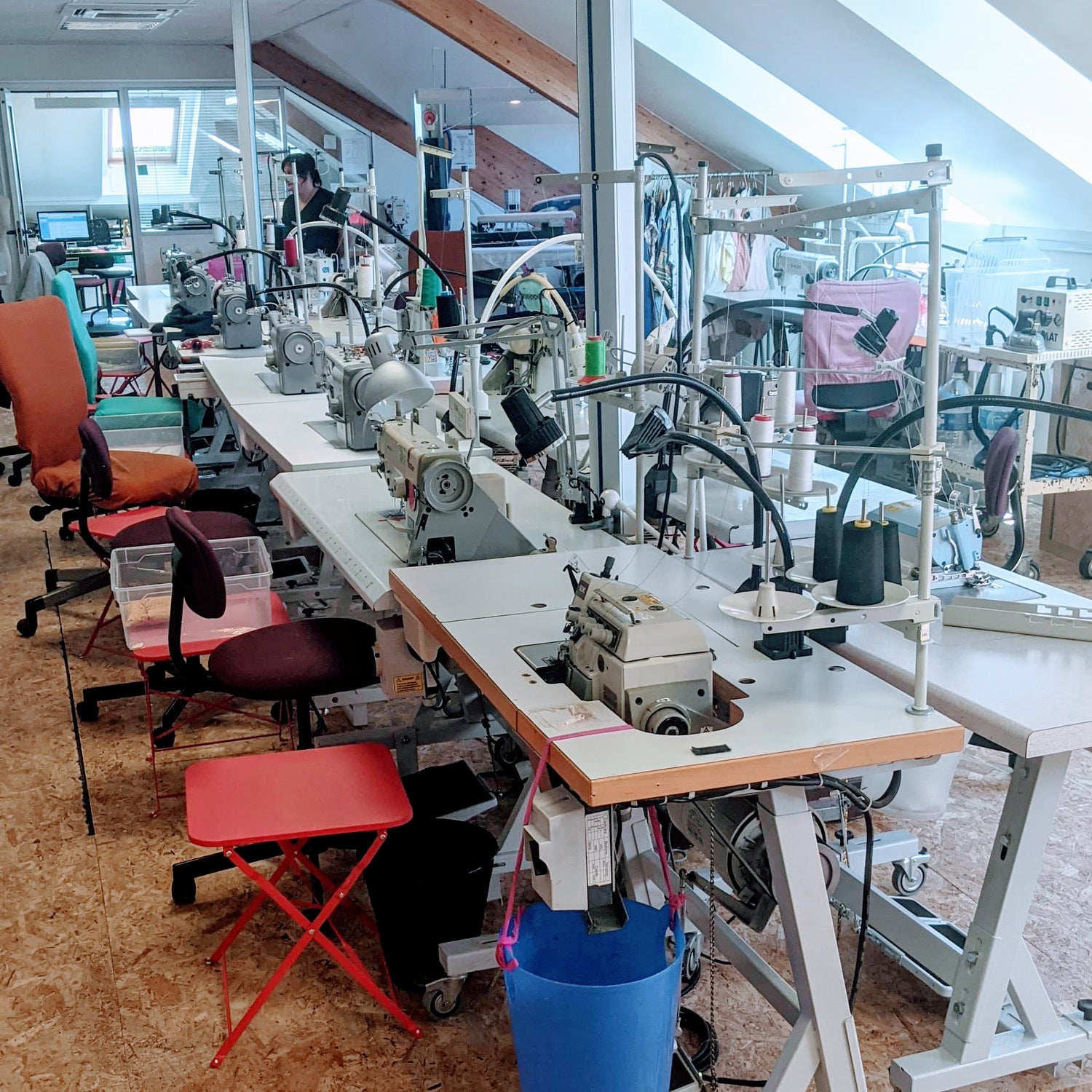 L'atelier solidaire de Nantes où est confectionnée une partie de la collection Big Fab Fashion
