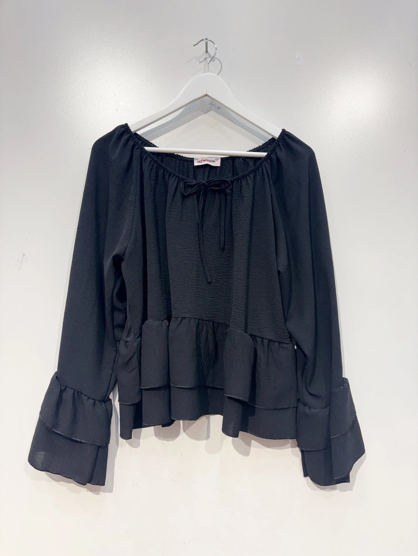 Le crop top à volants