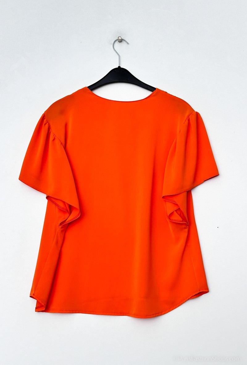 La blouse col V - Big Fab Fashion