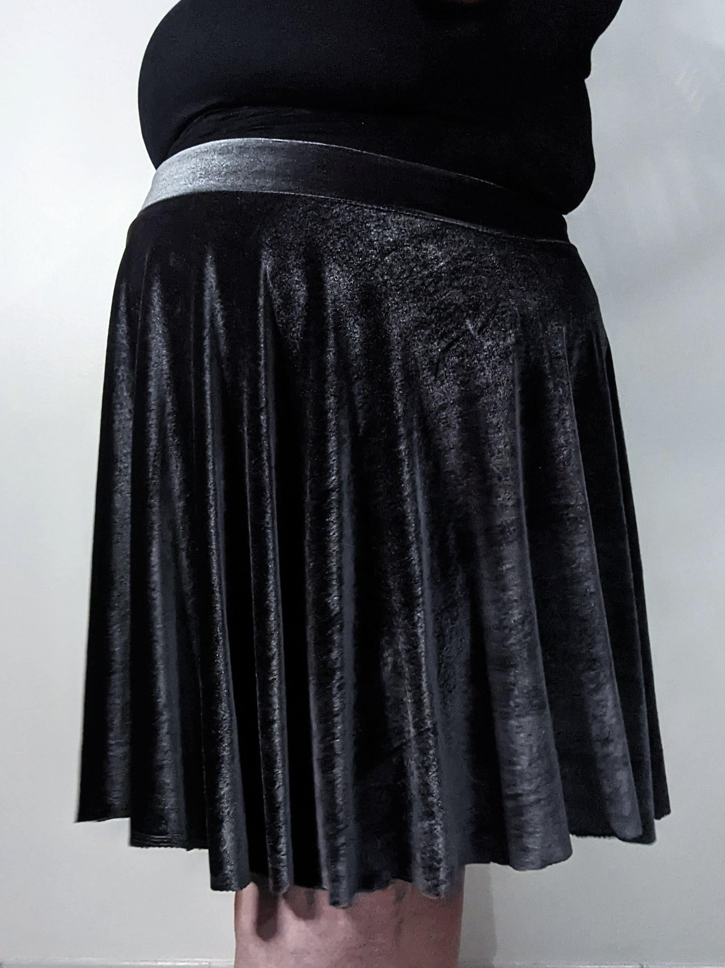 La jupe en velours - Big Fab Fashion