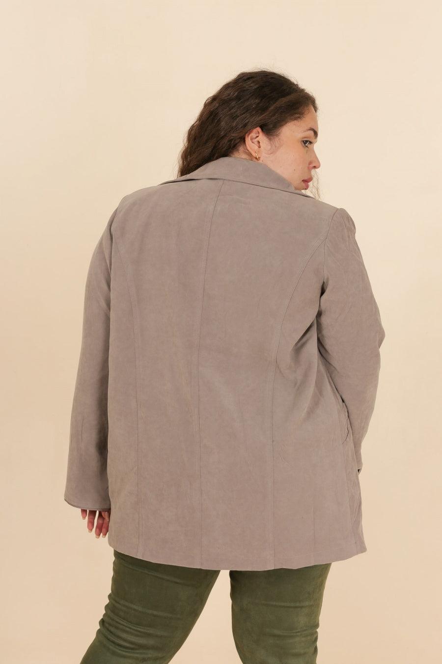 La veste velours - Big Fab Fashion