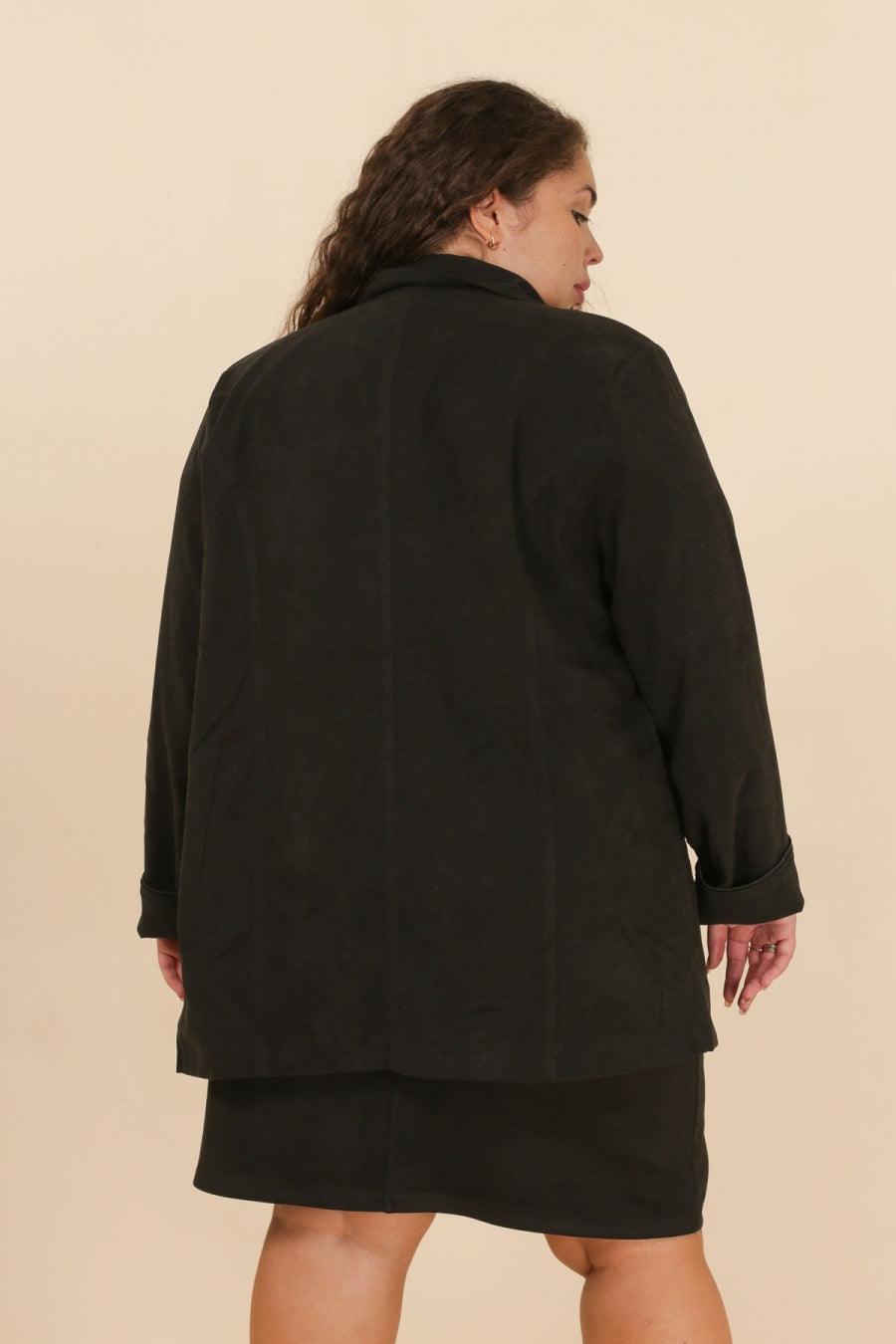 La veste velours - Big Fab Fashion