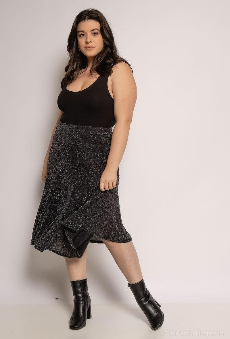 La jupe pailletée - Big Fab Fashion