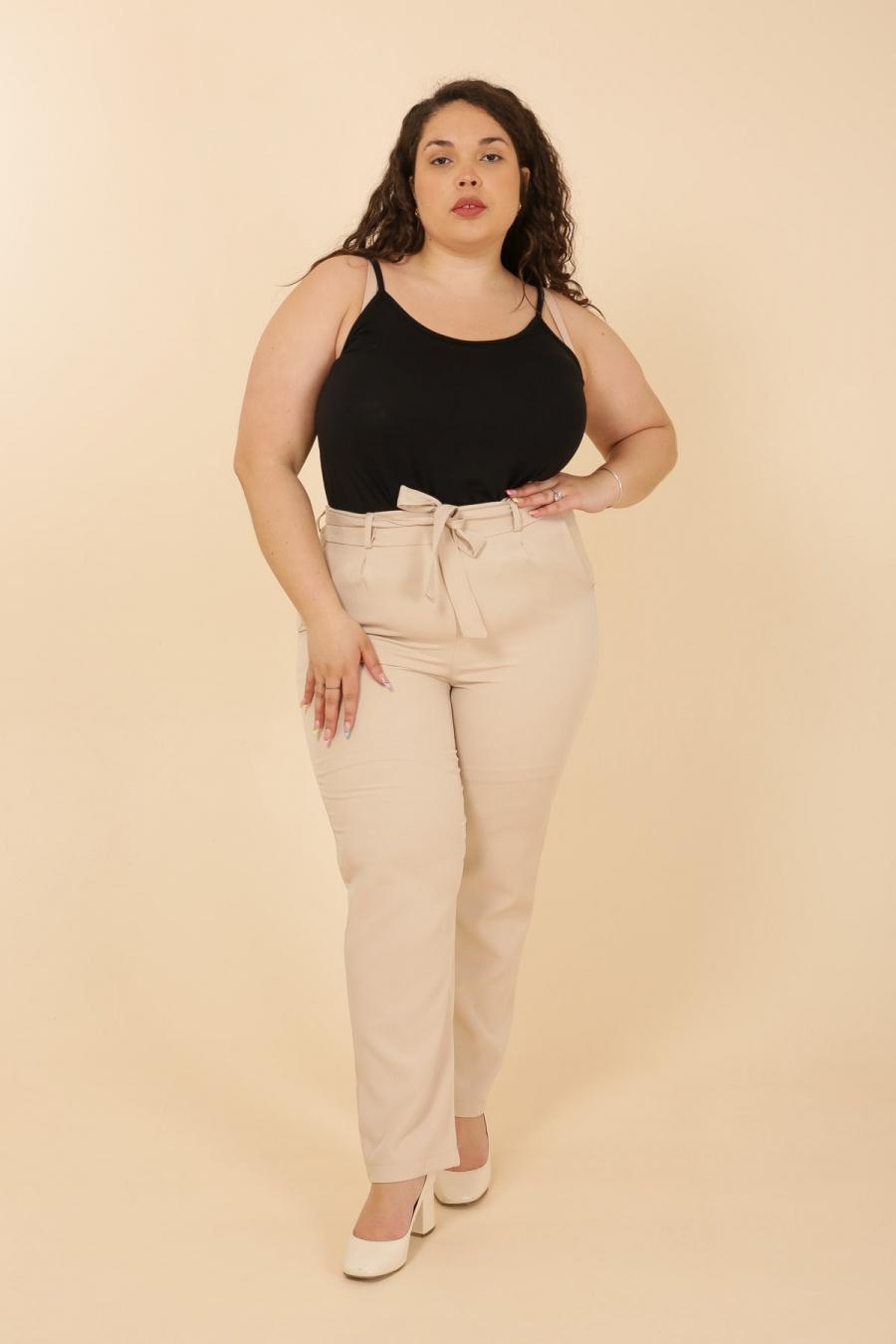 Le pantalon à ceinture - Big Fab Fashion