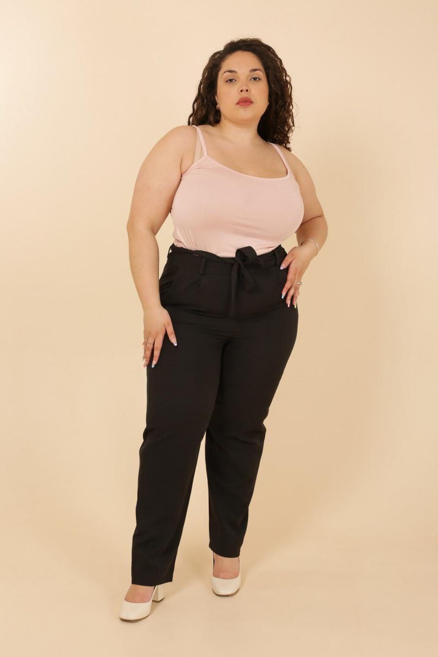 Le pantalon à ceinture - Big Fab Fashion
