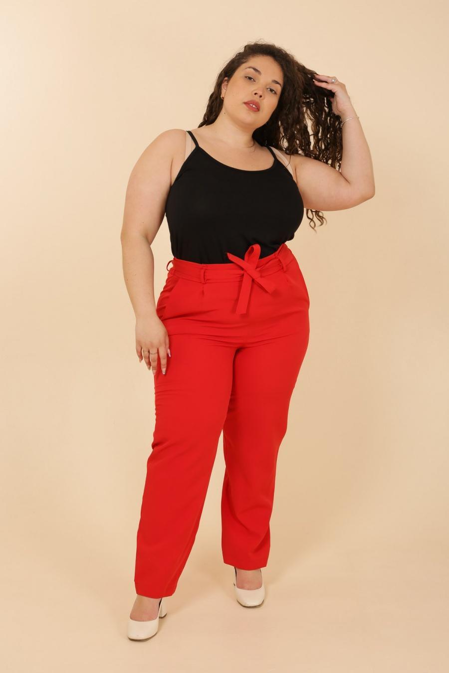 Le pantalon à ceinture - Big Fab Fashion