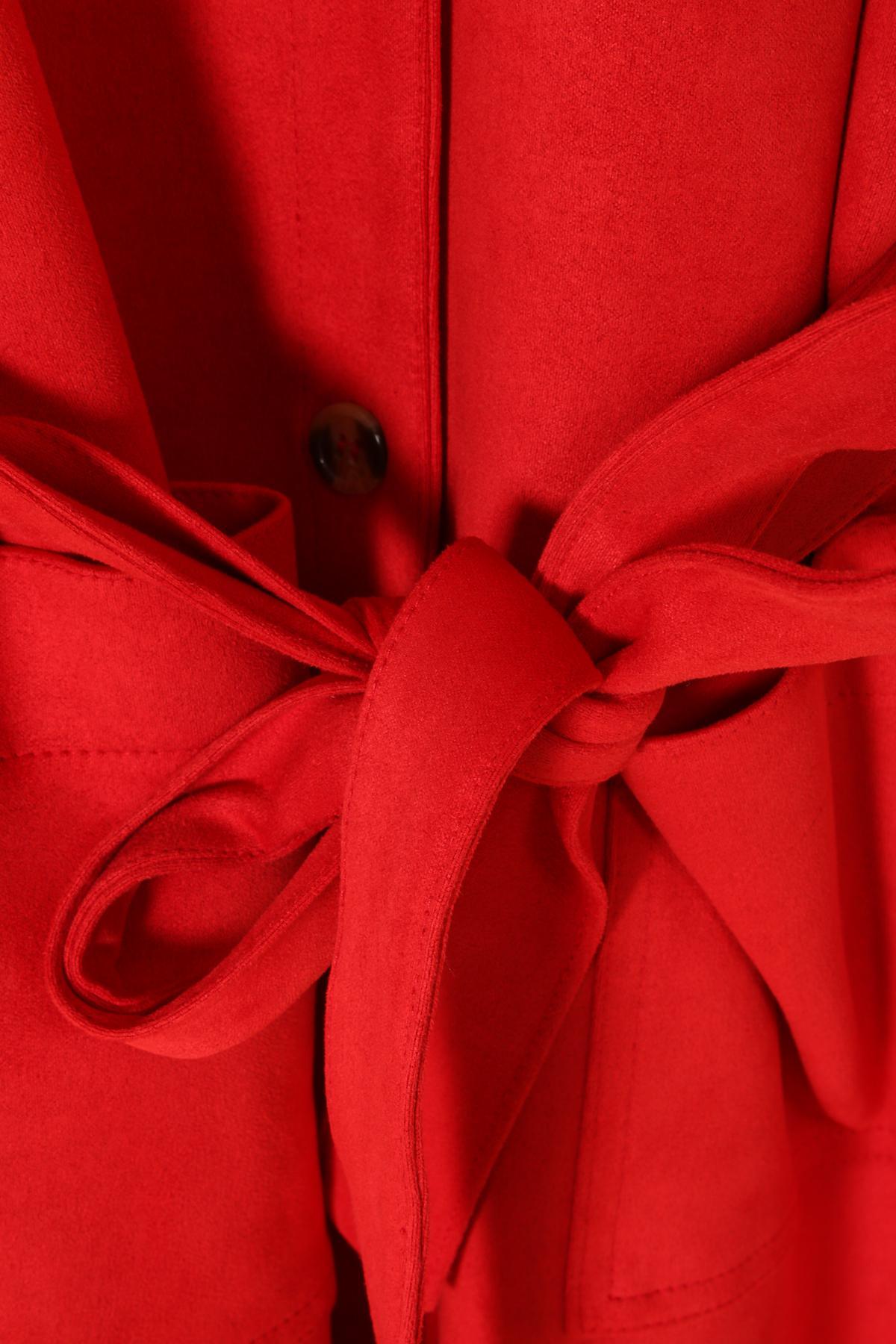 Le trench en suédine - Big Fab Fashion