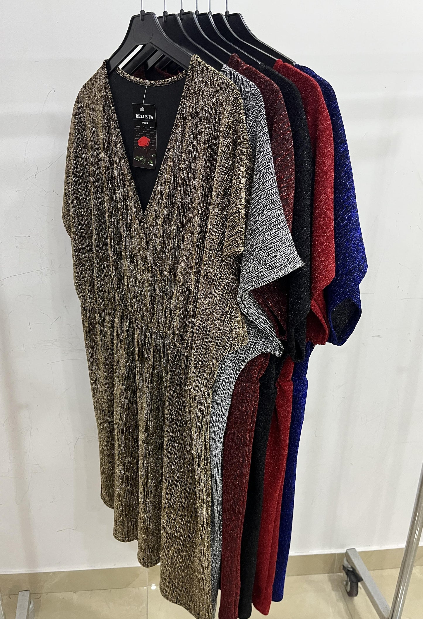 La robe courte pailletée