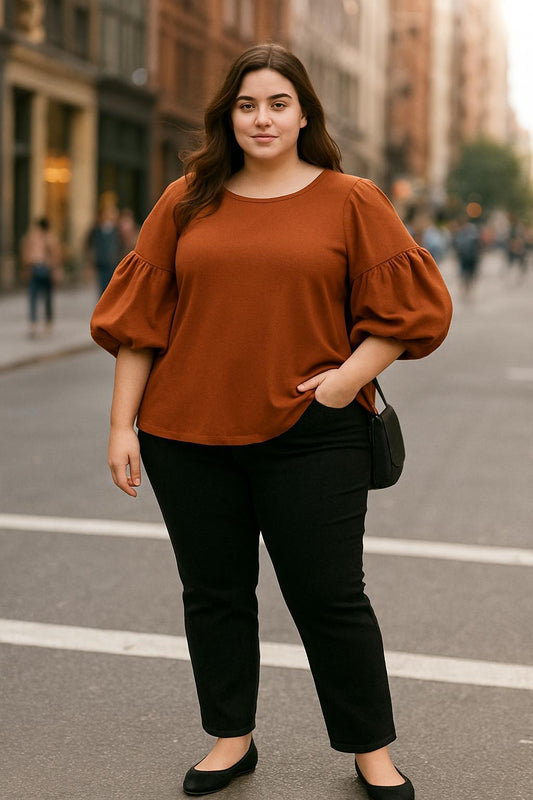 La blouse manches ballon