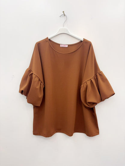 La blouse manches ballon