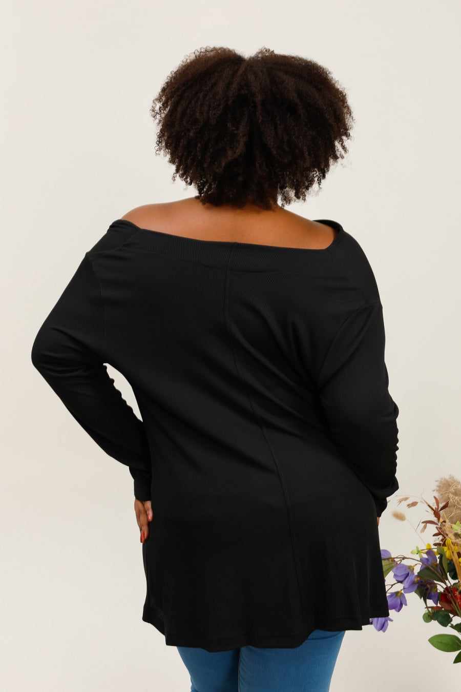 Le pull asymétrique