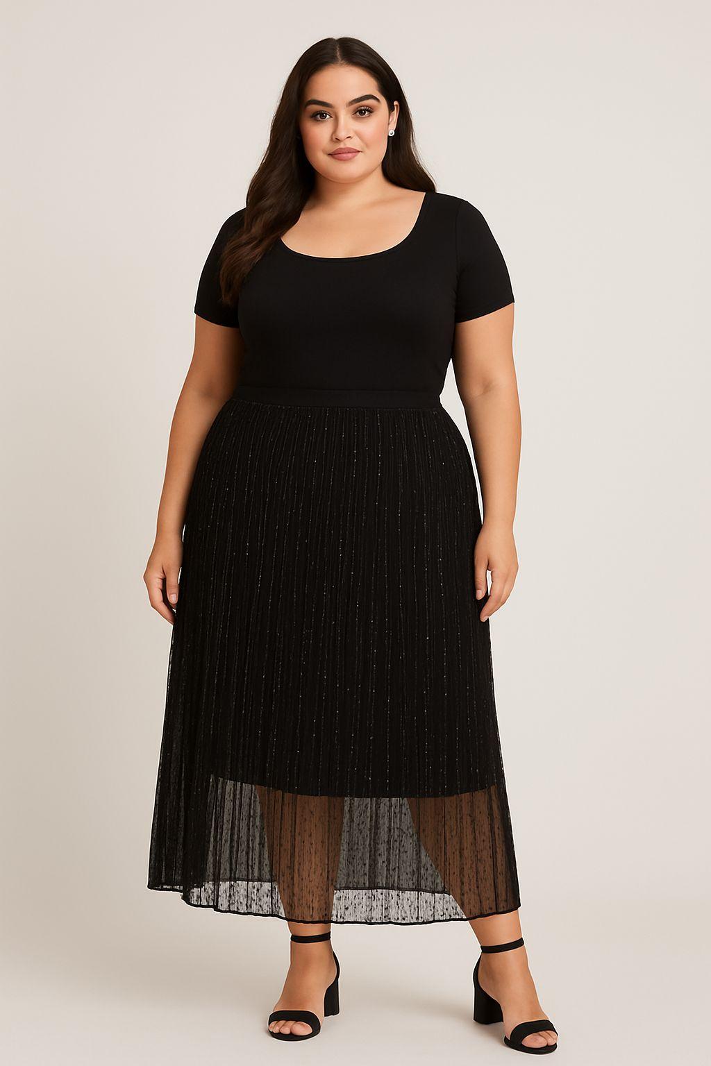 La jupe longue pailletée