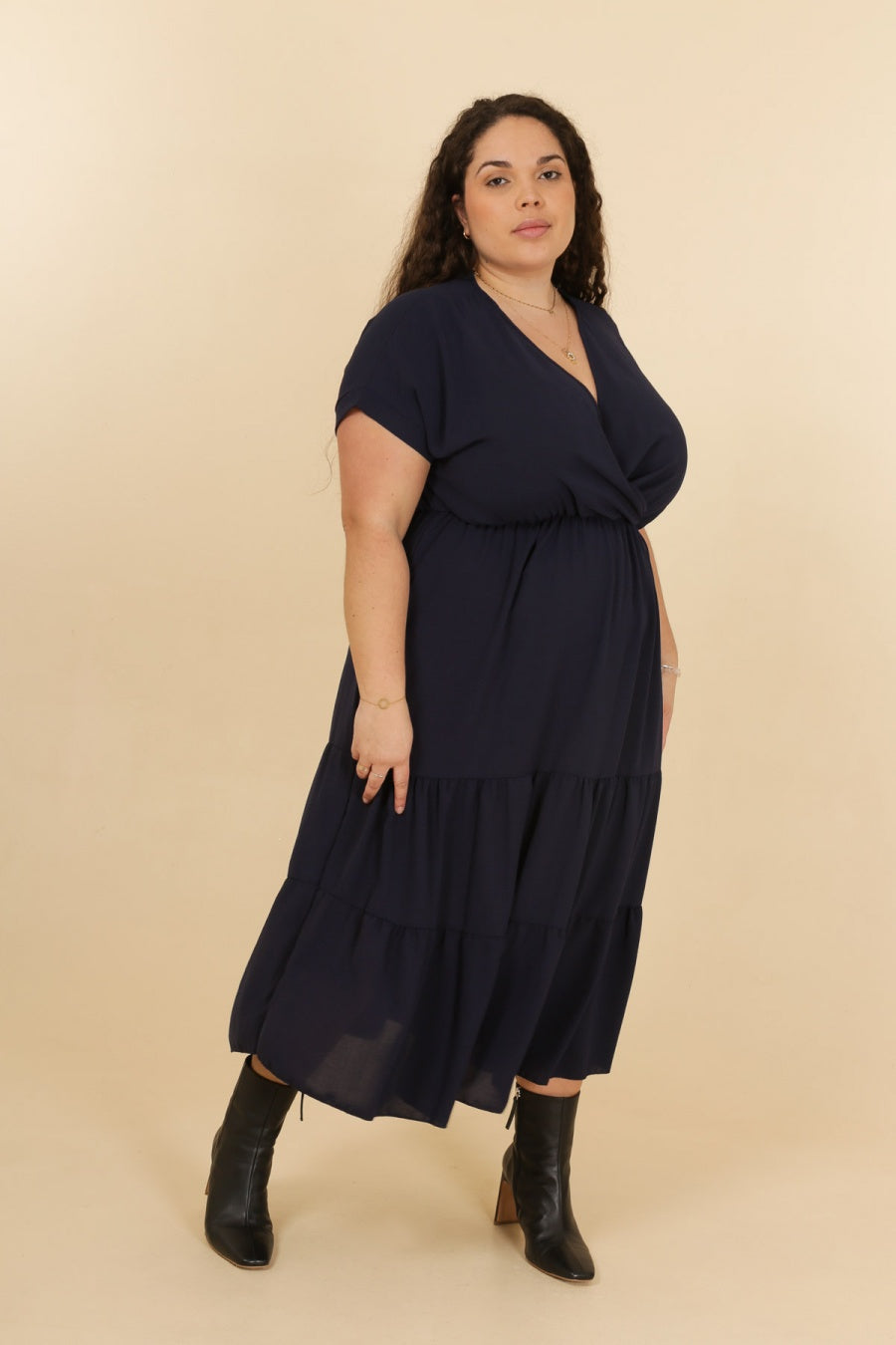 La robe babydoll cache-cœur