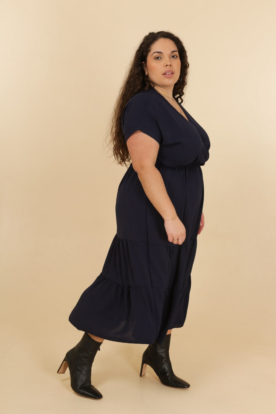 La robe babydoll cache-cœur