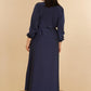 La robe longue satinée - Big Fab Fashion