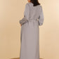 La robe longue satinée - Big Fab Fashion