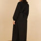 La robe longue satinée - Big Fab Fashion