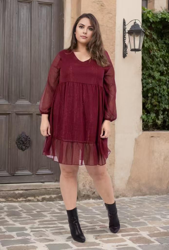 La robe courte en mousseline