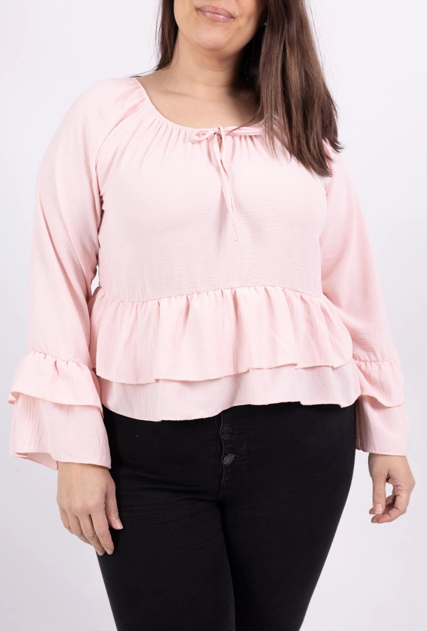 Le crop top à volants