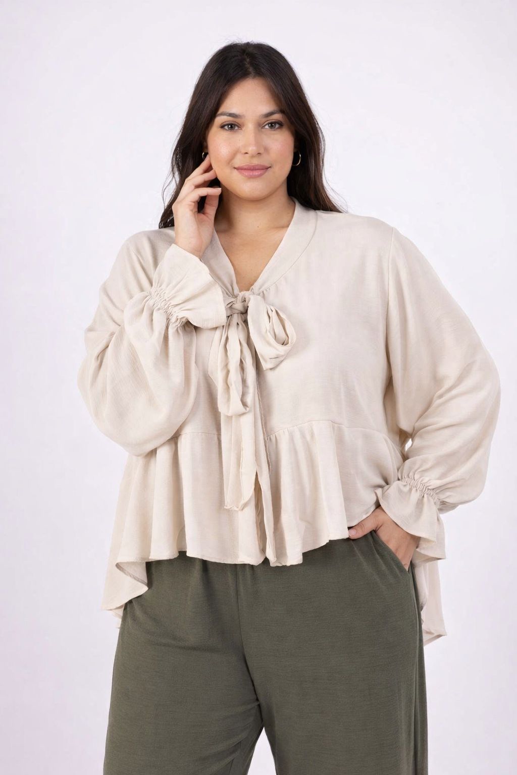 Le crop top lavallière