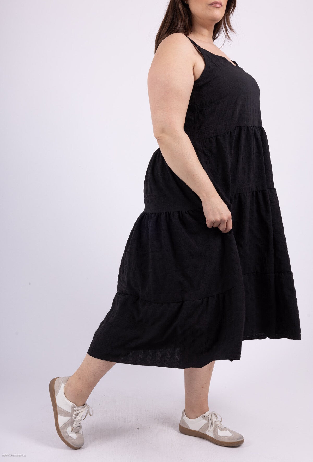La robe babydoll à bretelles